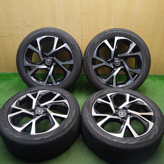 バリ溝！23年！9.5分★トヨタ CH-R 純正 225/50R18 ヨコハマ BluEarth-RV RV03 18インチ CHR PCD114.3/5H★5072802Hノ