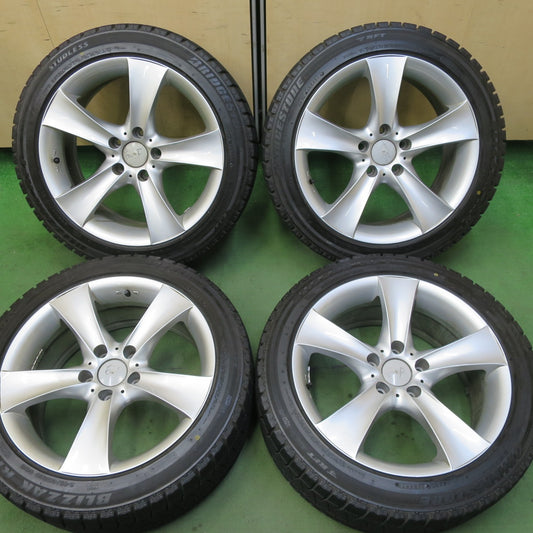 バリ溝！キレイ！9.5分★BMW 等 AGA Bayern 245/45R18 スタッドレス ブリヂストン ブリザック RFT バイエルン 18インチ PCD120/5H★5081901TTス