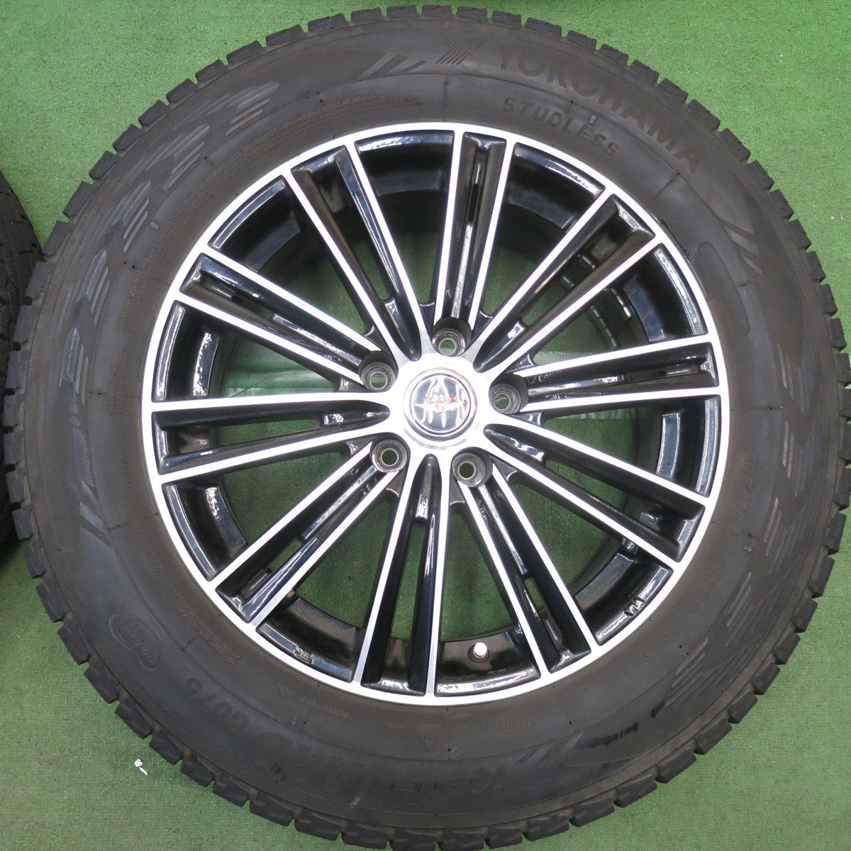 バリ溝！9分◎スタッドレス 225/65R17 ヨコハマ アイスガード G075 TEAD テッド 17インチ PCD114.3/5H◎6092004HAス