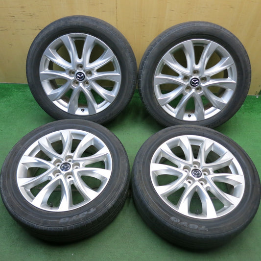 4本価格★マツダ CX-5 純正 225/55R19 トーヨー プロクセス R36 19インチ CX5 PCD114.3/5H★5072609HAノ
