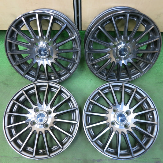 4本価格★S/F STEINER SFX ENKEI シュタイナー エンケイ 15インチ ホイール 15×4.5J PCD100/4H★5051309SYホ