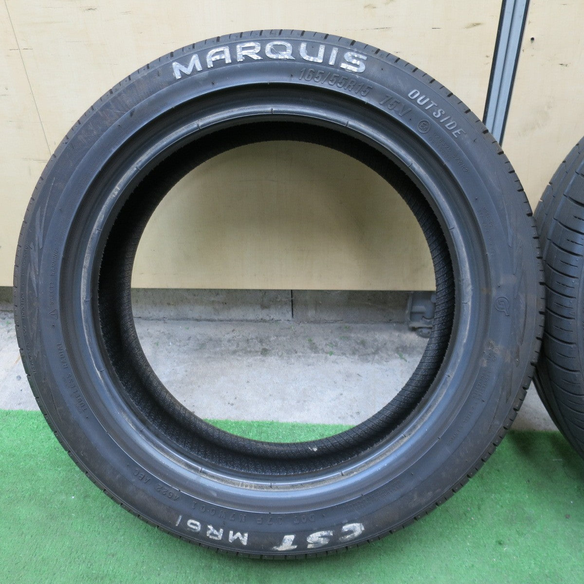 バリ溝！22年！9.5分★165/55R15 マーキス CST MR61 MARQUIS タイヤ 15インチ 軽サイズ N-BOX タント ワゴンR スペーシア 等★6031601NGノタ
