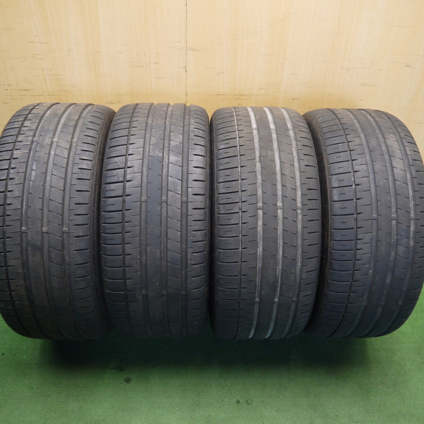 バリ溝！22年！8.5分◎WALD Portofino 265/35R20 ファルケン アゼニス FK510 ヴァルド ポルトフィーノ 20インチ アウディ 等 PCD112/5H◎6062603Hノ