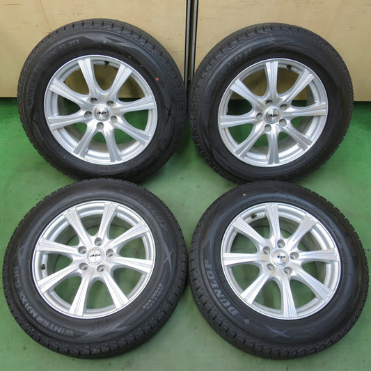 バリ溝！22年！キレイ！9.5分★スタッドレス 225/65R17 ダンロップ ウインターマックス SJ8 SJ8+ MP-04 17インチ PCD114.3/5H★6022112イス