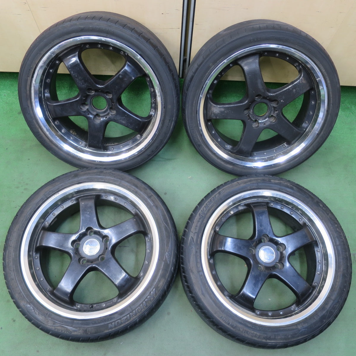 4本価格★weds Farmas 225/40R18 225/45R18 ヨコハマ DNA エコス ES300 HORACE HORIZON HU901 ウェッズ ファーマス 18インチ PCD114.3/5H★6050405イノ