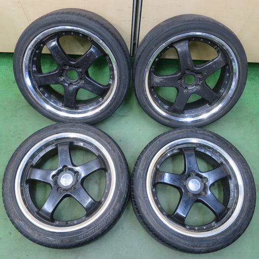 4本価格★weds Farmas 225/40R18 225/45R18 ヨコハマ DNA エコス ES300 HORACE HORIZON HU901 ウェッズ ファーマス 18インチ PCD114.3/5H★6050405イノ