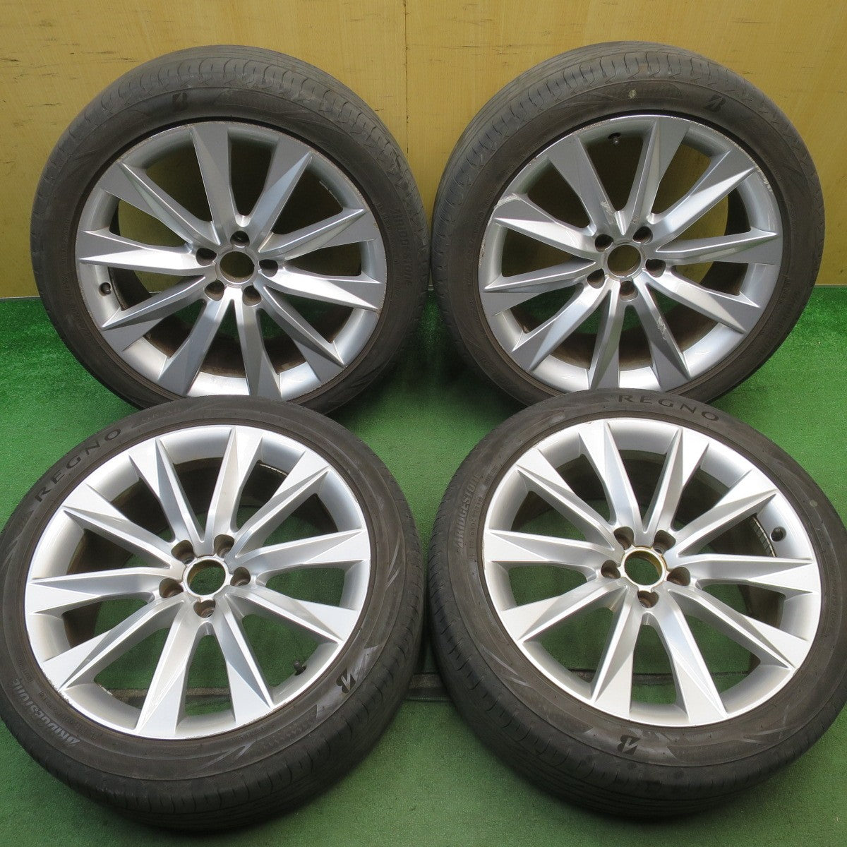 バリ溝！8.5分◎アウディ A7 純正 255/40R19 ブリヂストン レグノ GR-X2 19インチ PCD112/5H◎6072901NJノ