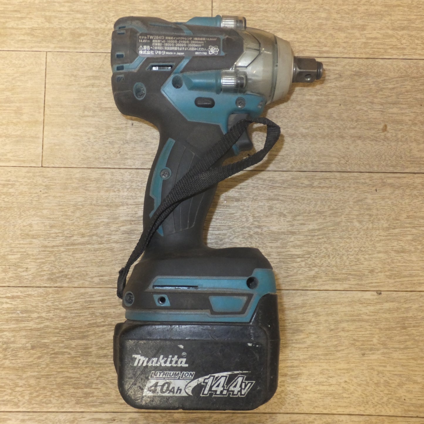 [送料無料] ★マキタ makita 充電式インパクトレンチ TW284D　バッテリ BL1440　セット★