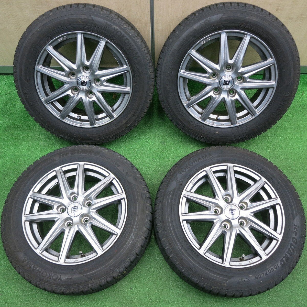 バリ溝！キレイ！9分★スタッドレス 185/65R15 ヨコハマ アイスガード iG50 プラス SEIN ザイン 15インチ PCD114.3/5H★4120803TNス