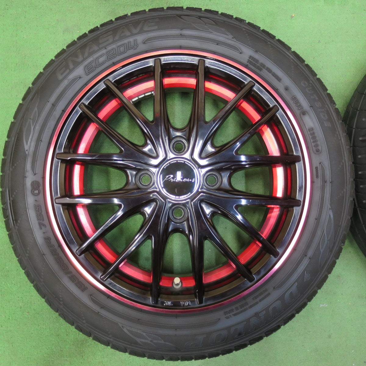 [送料無料] 4本価格★155/65R14 ダンロップ エナセーブ EC204 Precious プレシャス 14インチ PCD100/4H★5040607IMノ