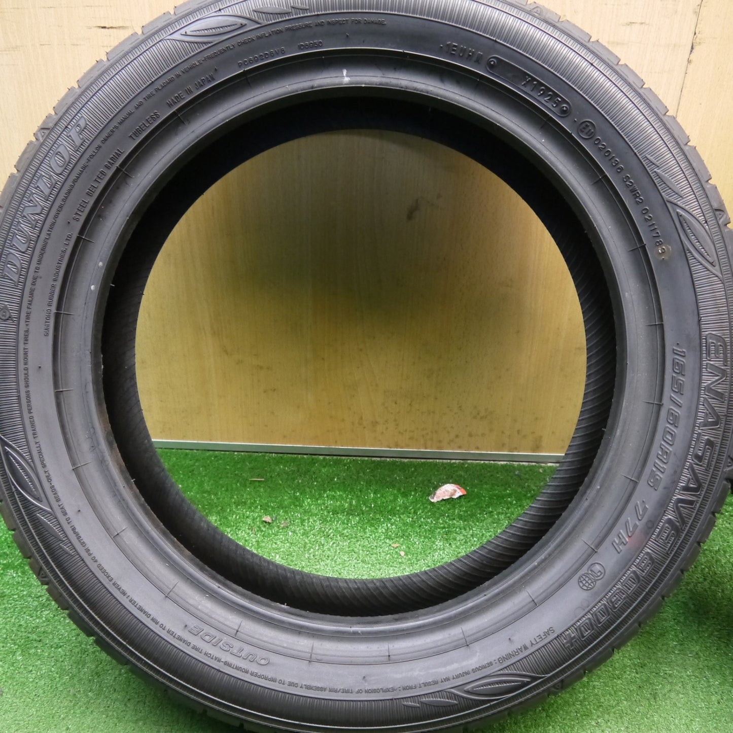 新車外し！25年★165/60R15 ダンロップ エナセーブ EC300+ タイヤ 15インチ ハスラー デリカミニ キャスト フレアクロスオーバー 等★6050808Hノタ