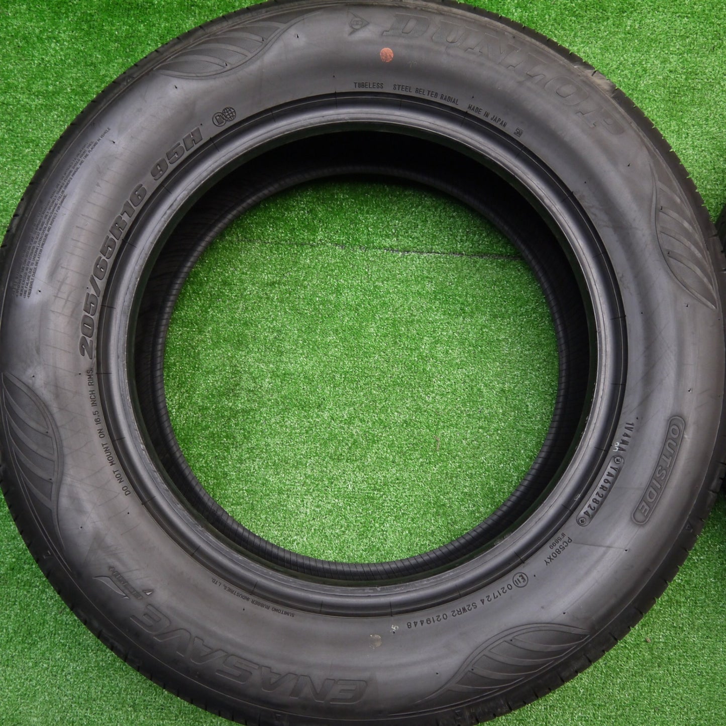 新車外し！24年★205/65R16 ダンロップ エナセーブ EC350+ タイヤ 16インチ セレナ ヤリスクロス 10 アルファード 等★5101404Hノタ