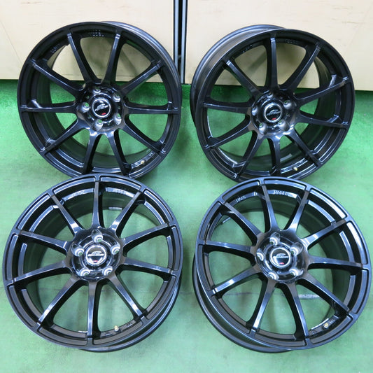 [送料無料] キレイ★SCHNEIDER MiD シュナイダー マルカ 18インチ ホイール 18×8J PCD114.3/5H★5011702SYホ