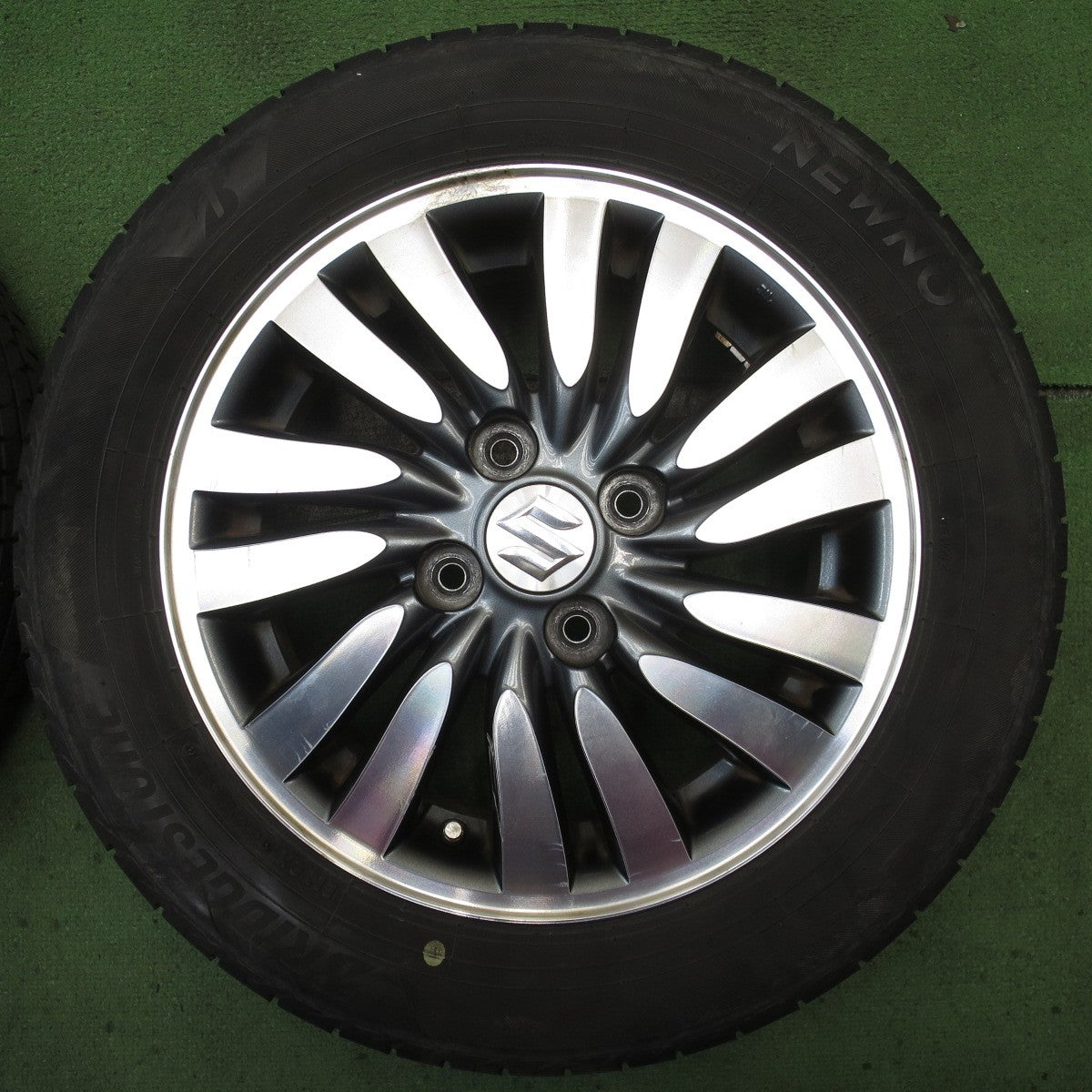 4本価格！23年◎スズキ MA15S ソリオ 純正 165/65R14 ブリヂストン NEWNO ニューノ 14インチ PCD100/4H◎6090101NJノ