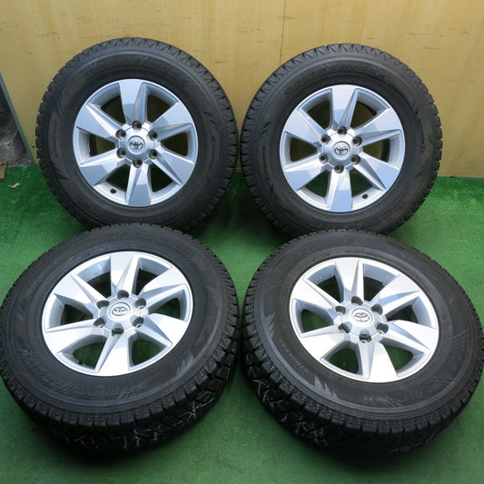 バリ溝！キレイ！8.5分★トヨタ 150系 ランクル プラド 純正 265/65R17 スタッドレス ブリヂストン ブリザック DM-Z3 17インチ PCD139.7/6H★6022601HAス