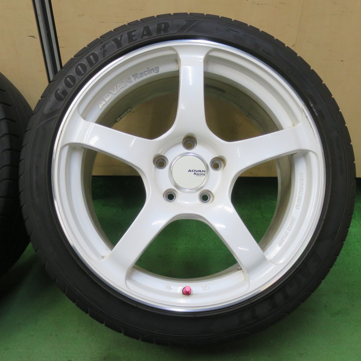 4本価格★ADVAN Racing TC-4 235/40R18 グッドイヤー イーグル F1 アシンメトリコ2 18インチ アドバン レーシング PCD114.3/5H★5051719イノ