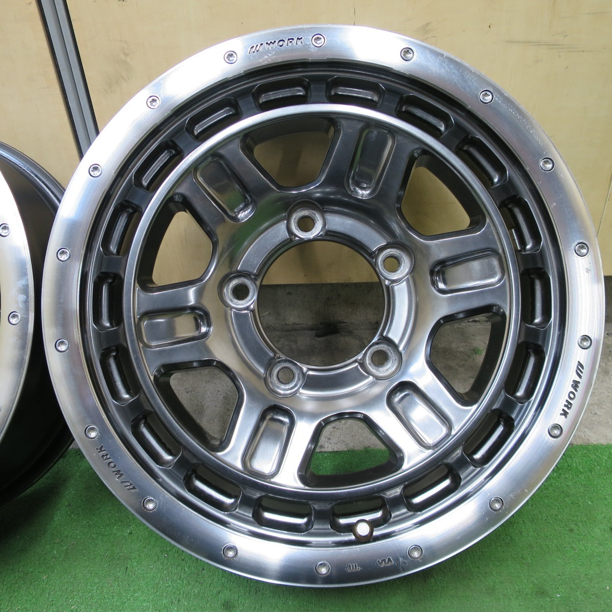 4本価格★WORK CRAG T-GRABIC II CG-TG2 16インチ ホイール ワーク 16×5.5J PCD139.7/5H★6032303NGホ