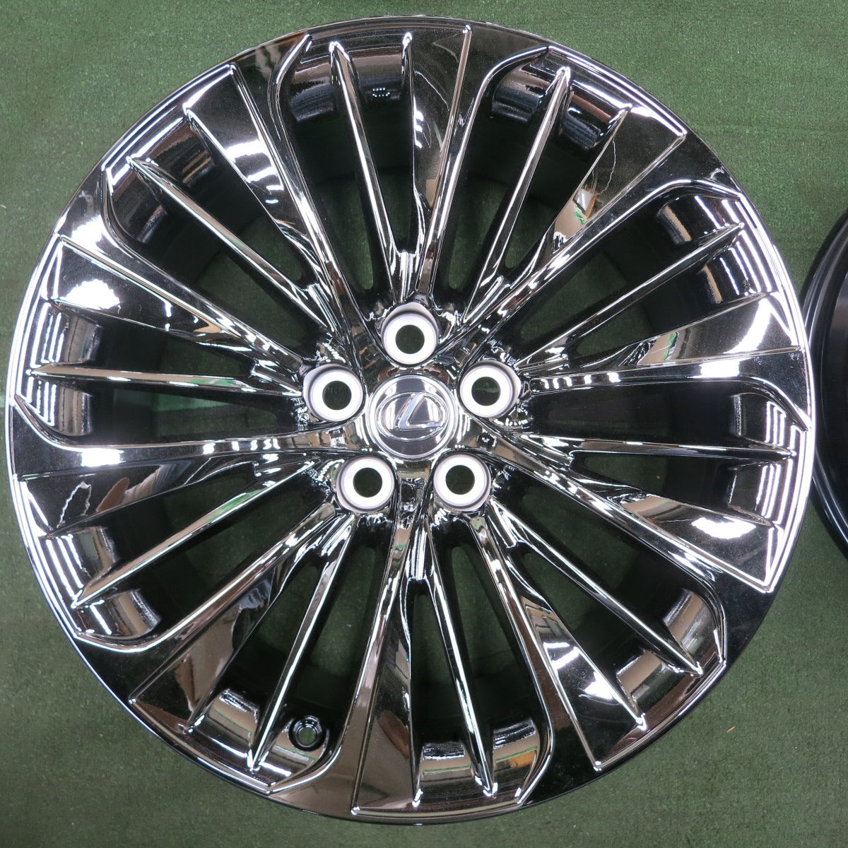 *送料無料* 新車外し★レクサス LS 純正 OP スパッタリング ホイール 20インチ 20×8.5J PCD120/5H★4060406NJホ