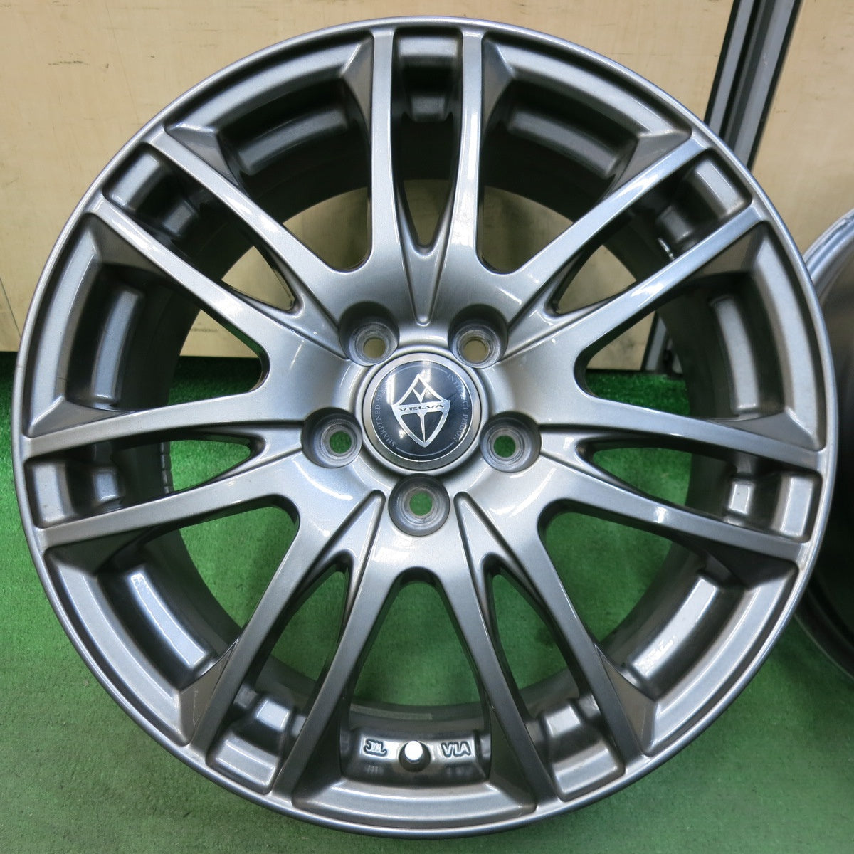 [送料無料] キレイ★レガシィ 等 VELVA weds ヴェルヴァ ウェッズ 16インチ ホイール 16×6.5J PCD100/5H★5031408SYホ