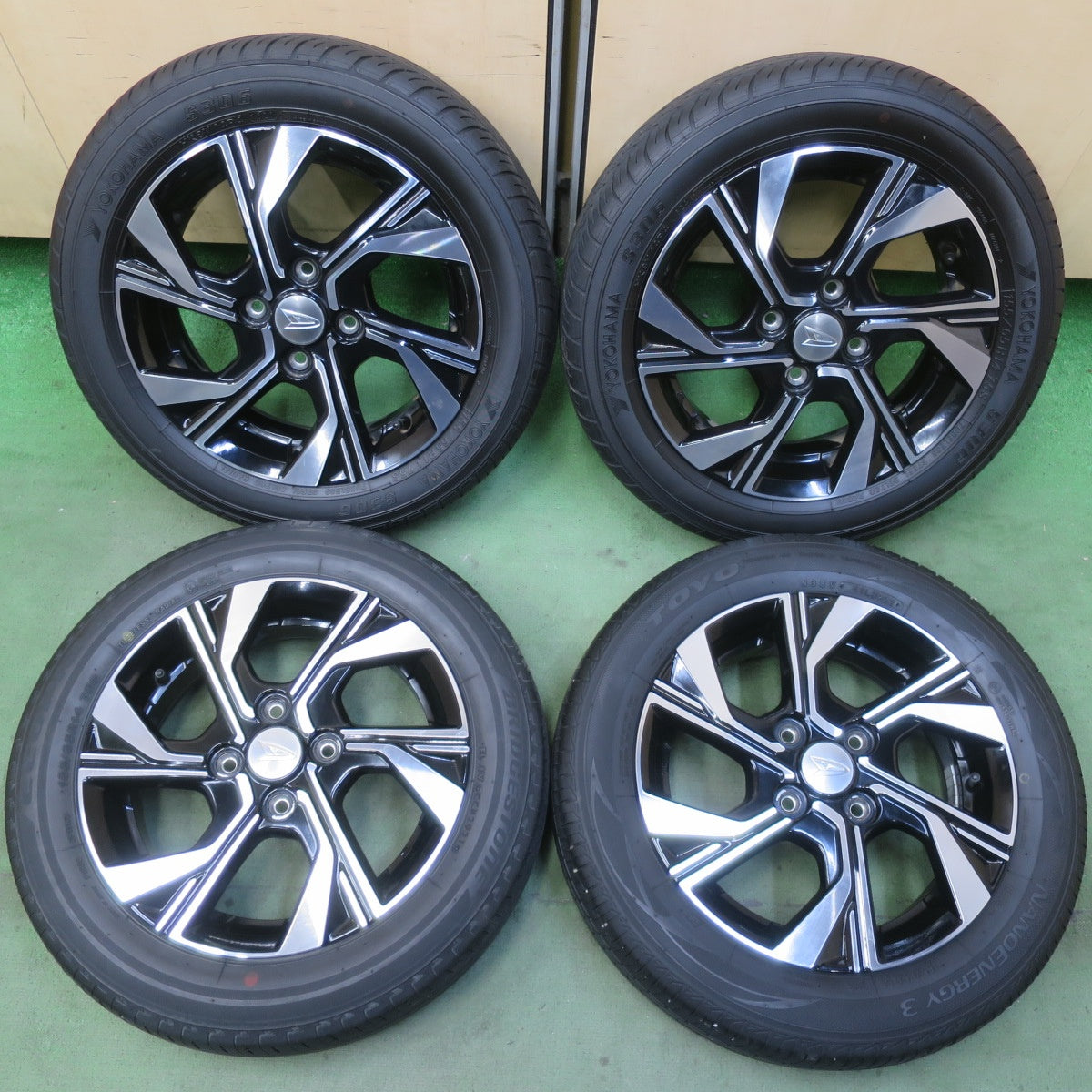 キレイ！24年◎ダイハツ タント カスタム 純正 155/65R14 ブリヂストン エコピア EP150 トーヨー ナノエナジー3 ヨコハマ S306 14インチ PCD100/4H◎6091108イノ