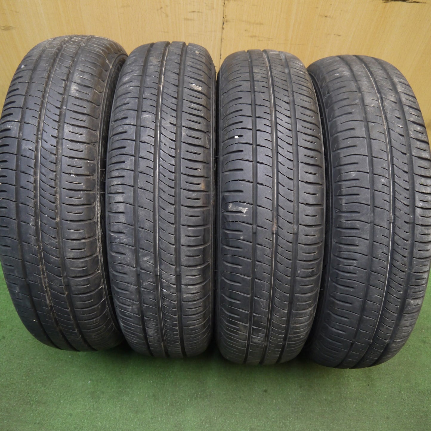 4本価格！21年★ホンダ バモス 純正 155/70R13 ダンロップ エナセーブ EC204 13インチ PCD100/4H★5080107Hノ
