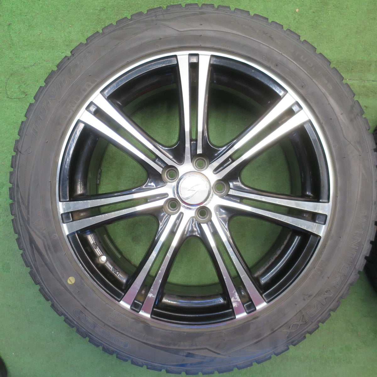 4本価格★フォレスター 等 225/55R18 スタッドレス ダンロップ ウインターマックス WM01 STRANGER ストレンジャー 18インチ PCD100/5H★6051007NJス