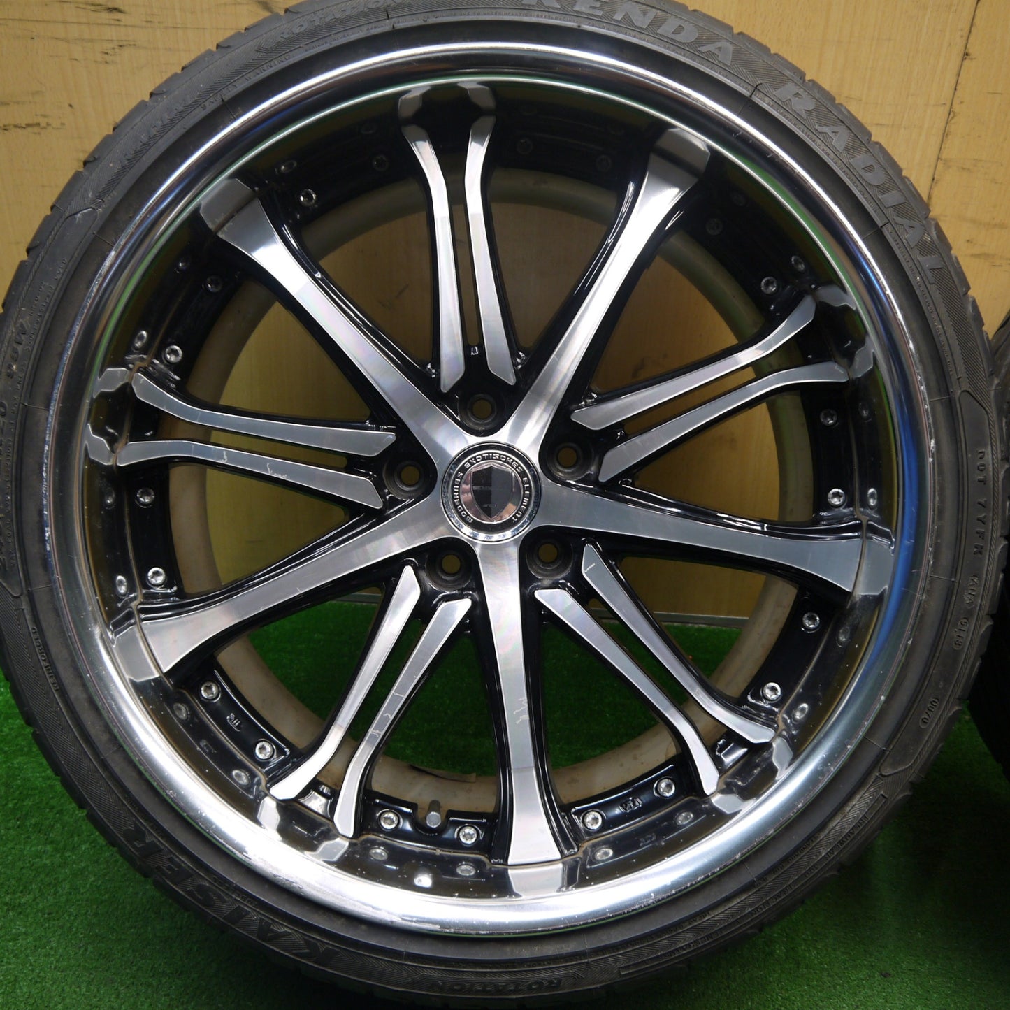 [送料無料] バリ溝！9.5分★WORK SCHWERT SC6 235/30R20 245/35R20 ピンソ タイヤ PS91 ケンダ ラジアル カイザー ワーク シュヴァート シュバート 20インチ PCD114.3/5H★5031704Hノ