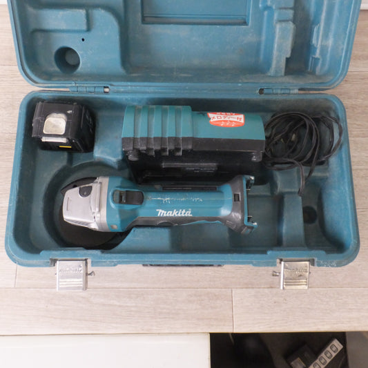 ★マキタ makita 100mm 充電式ディスクグラインダ GA400D　バッテリ BL1430　充電器 DC18RA T　セット★