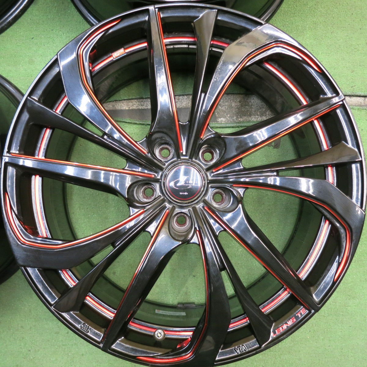 4本価格◎LEONIS TE weds 19インチ ホイール レオニス ウェッズ 19×8J PCD114.3/5H◎6080801HAホ