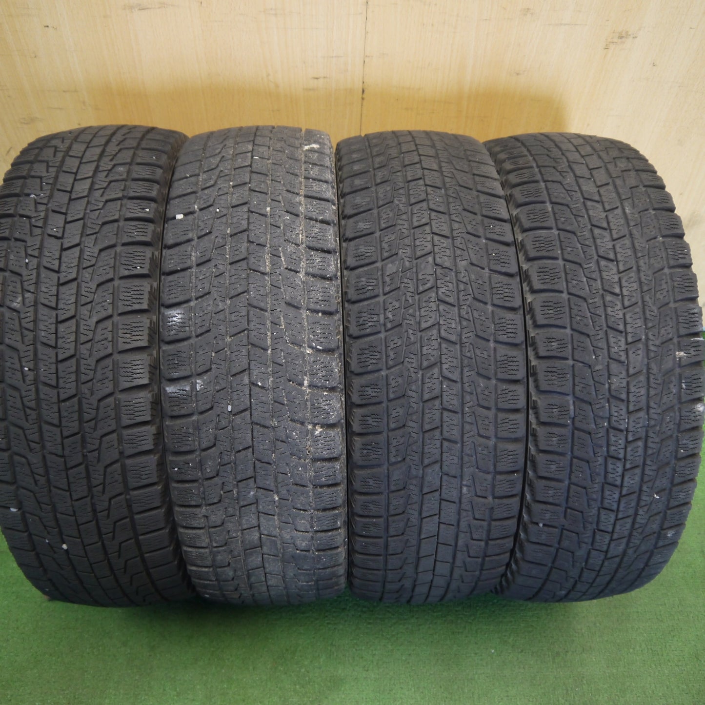 4本価格◎ダイハツ L880K コペン 純正 165/50R15 スタッドレス ブリヂストン ブリザック REVO1 15インチ PCD100/4H◎6070706Hス