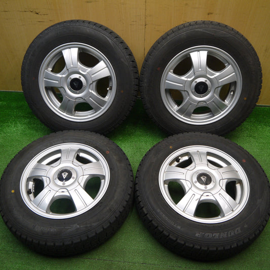 バリ溝！21年！8.5分★スタッドレス 145/80R13 ダンロップ ウインターマックス WM02 GRETTE 13インチ PCD 100 110 114.3/4H マルチ★5120207Hス