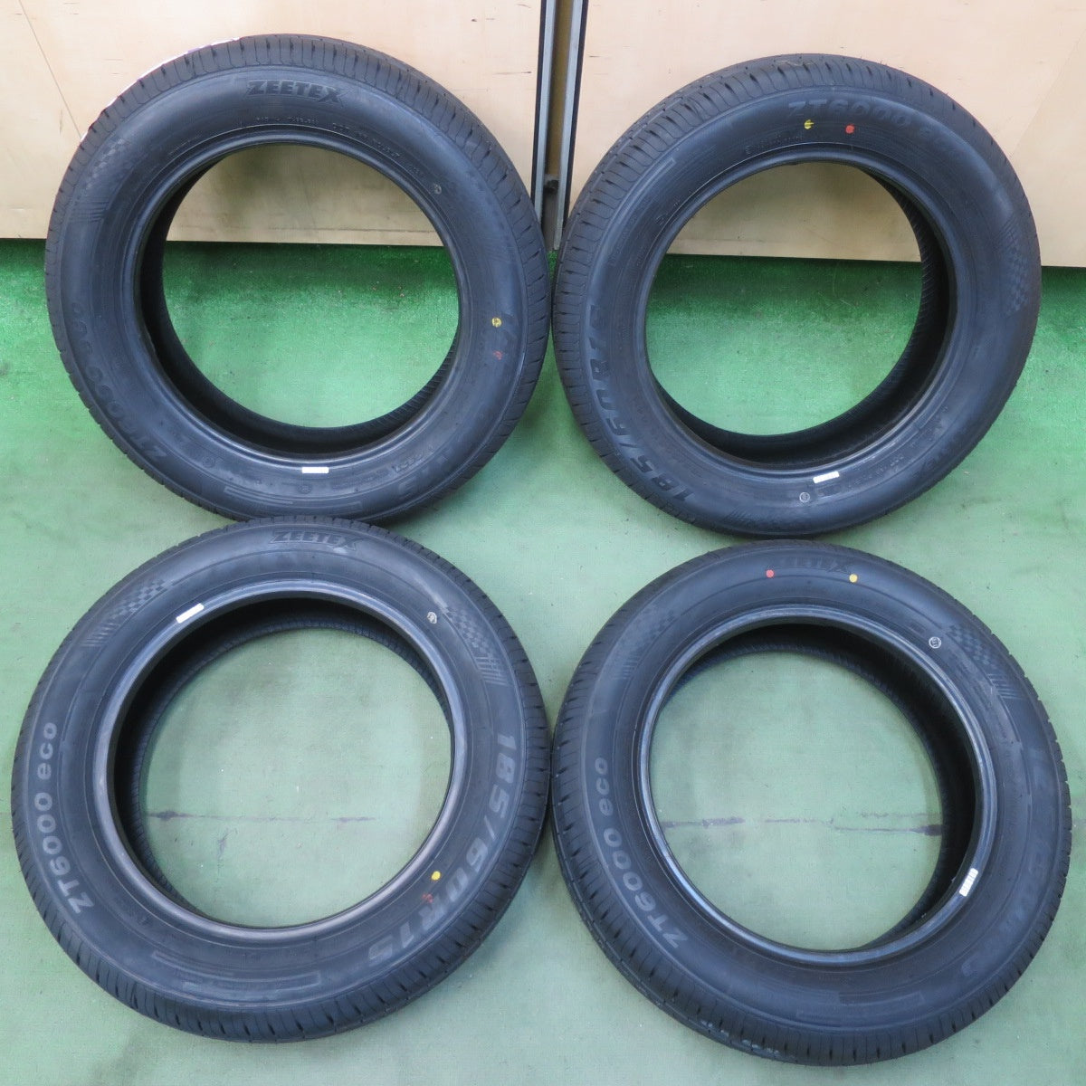 未使用！26年★185/60R15 ジーテックス ZT6000 eco ZEETEX タイヤ 15インチ シャトル アクア 等★6070606イノタ