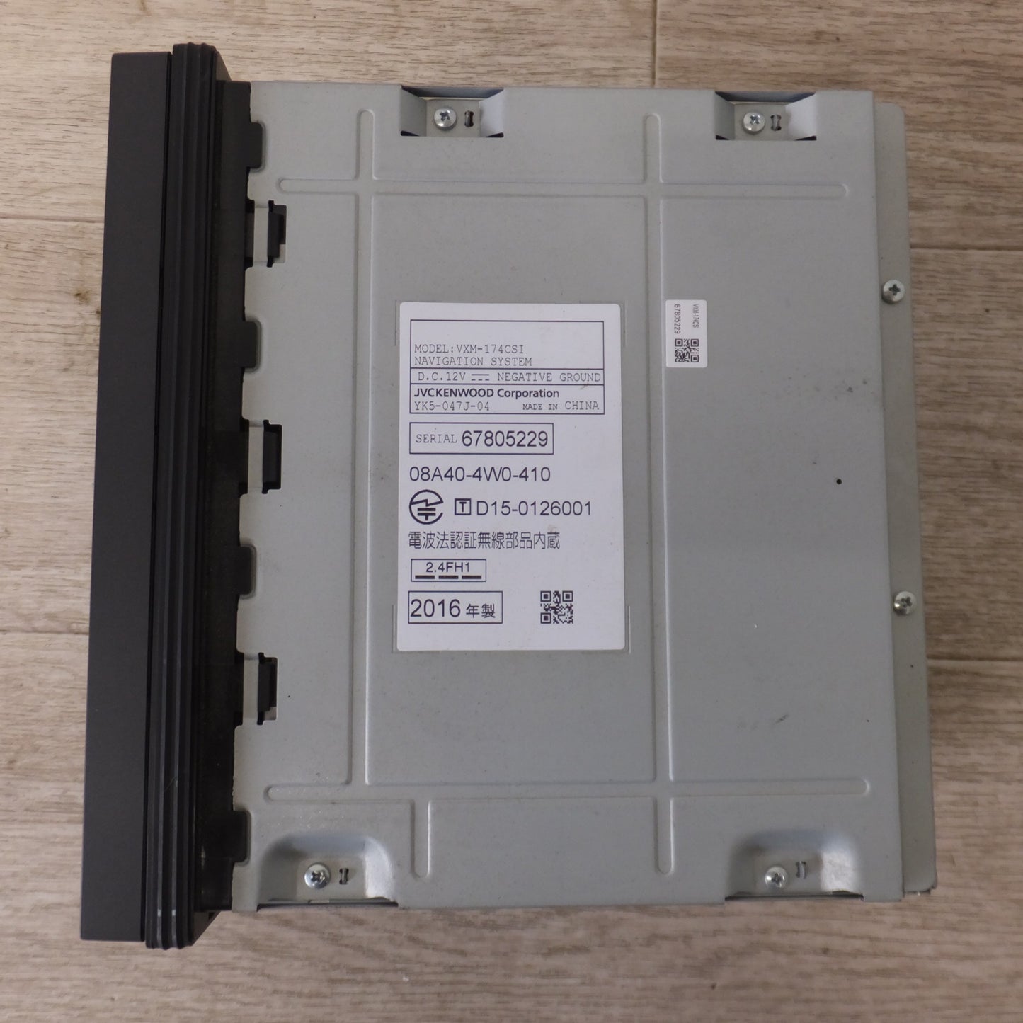 [送料無料] 現状品★ケンウッド製 ホンダ 純正 エントリーインターナビ Gathers VXM-174CSi　セキュリティロック(43)★