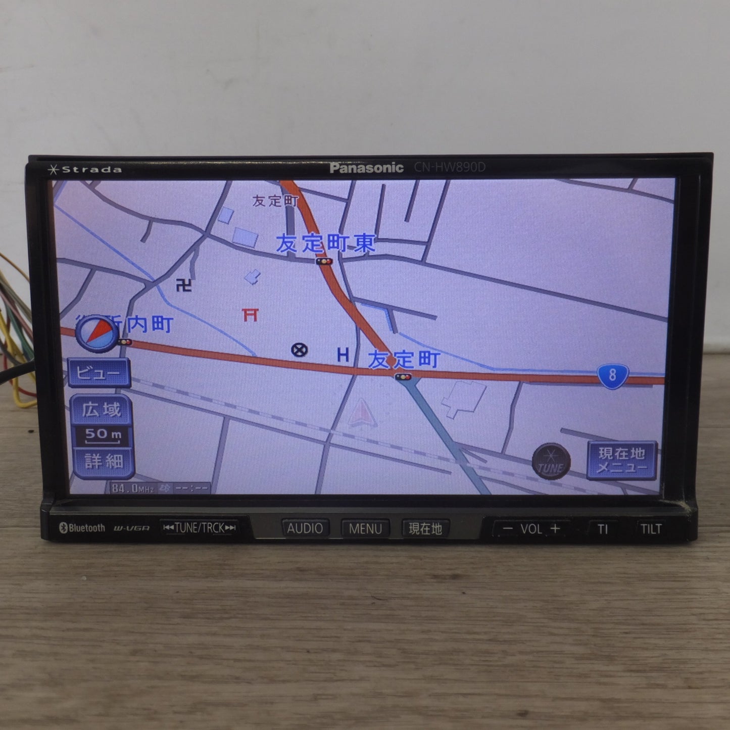 [送料無料] ★パナソニック製 スバル 純正 HDDカーナビステーション Strada CN-HW890DFA CN-HW890D[6]★