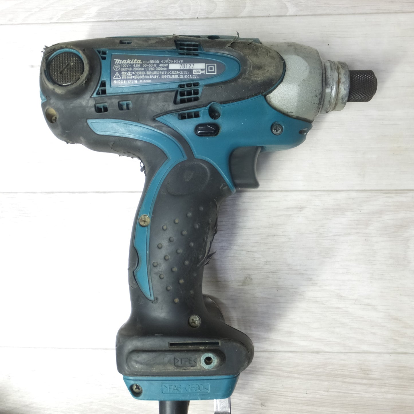 [送料無料] ◆makita マキタ インパクトドライバ 6955 コード式 電動工具 100V◆