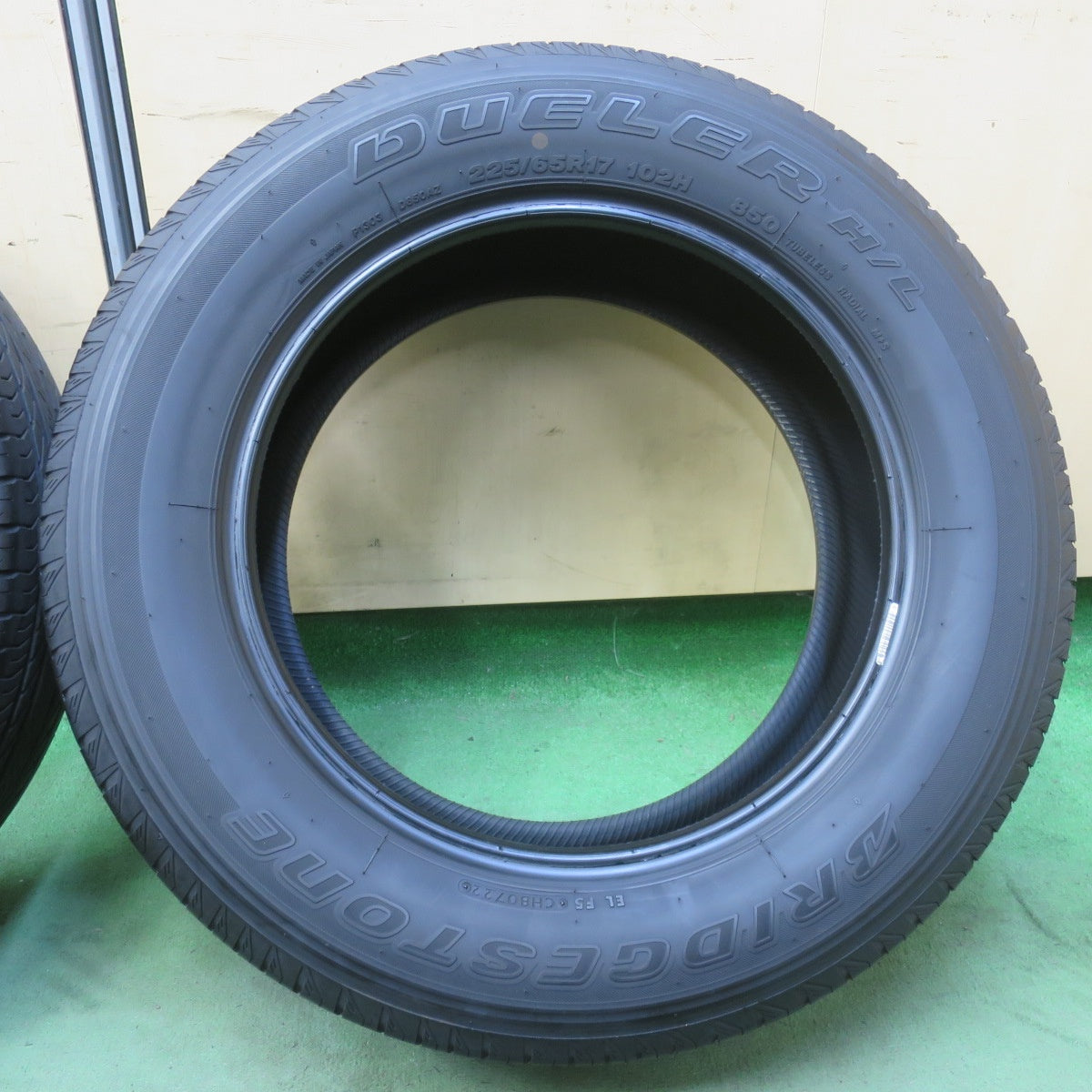 バリ溝！22年！9分★225/65R17 ブリヂストン デューラー H/L 850 DUELER タイヤ 17インチ RAV4 ハリアー CR-V エクストレイル 等★6060404イノタ