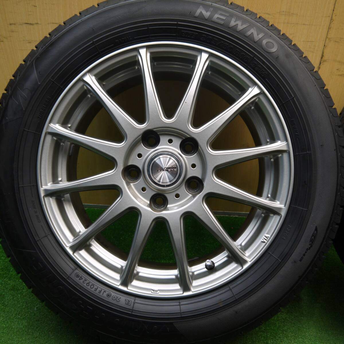 タイヤほぼ未使用 24年 綺麗★205/60R16 ブリヂストン NEWNO ravrion LUMIERE ラブリオン ニューノ PCD114.3/5H★5031901Hノ