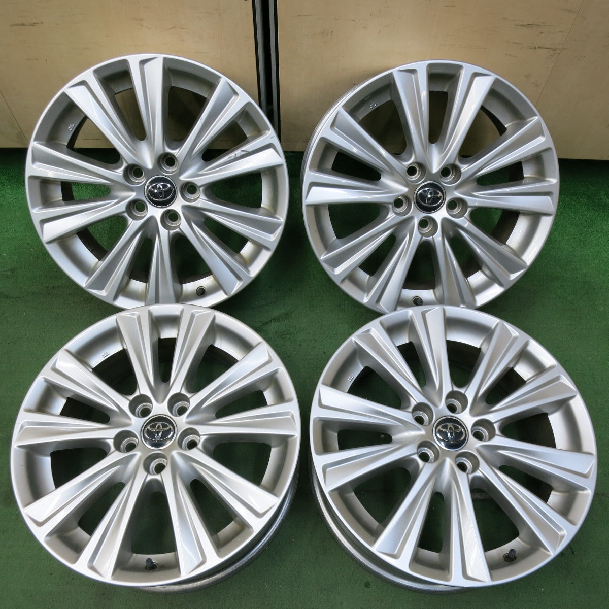 [送料無料] 4本価格★トヨタ 30系 アルファード ヴェルファイア 純正 ホイール 18インチ 18×7.5J PCD114.3/5H★5021001SYホ