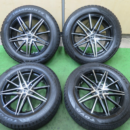 バリ溝！23年！キレイ！9.5分★スタッドレス 215/60R17 トーヨー ウインター トランパス TX BLONKS ブロンクス 17インチ PCD114.3/5H★5091001TTス