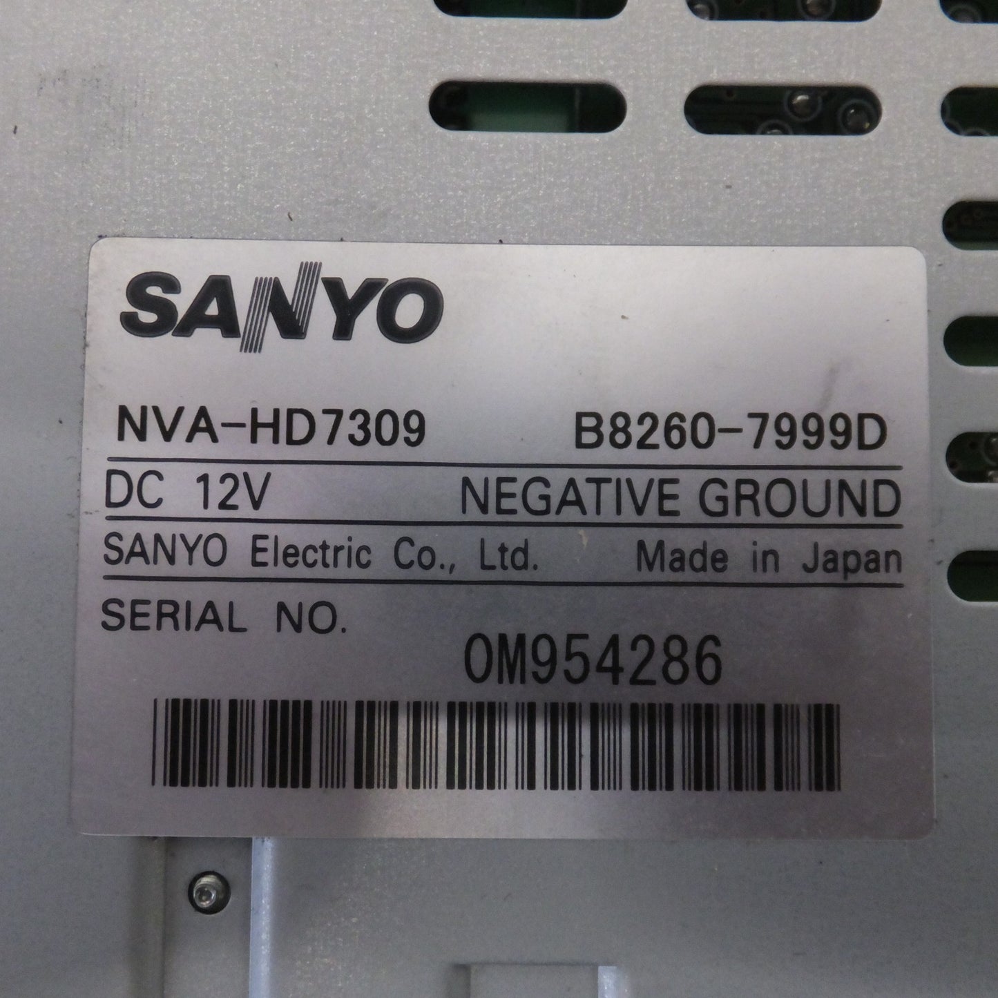 [送料無料] 現状品★SANYO製 日産 純正 オリジナルナビゲーション NVA-HD7309 B8260-7999D HS309-A★