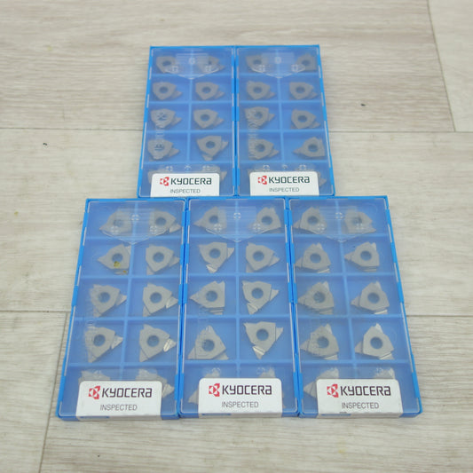 [送料無料] 未使用！5箱☆KYOCERA 京セラ 溝入れ 用 チップ GBA43R185-020 TWE06440 KW10☆