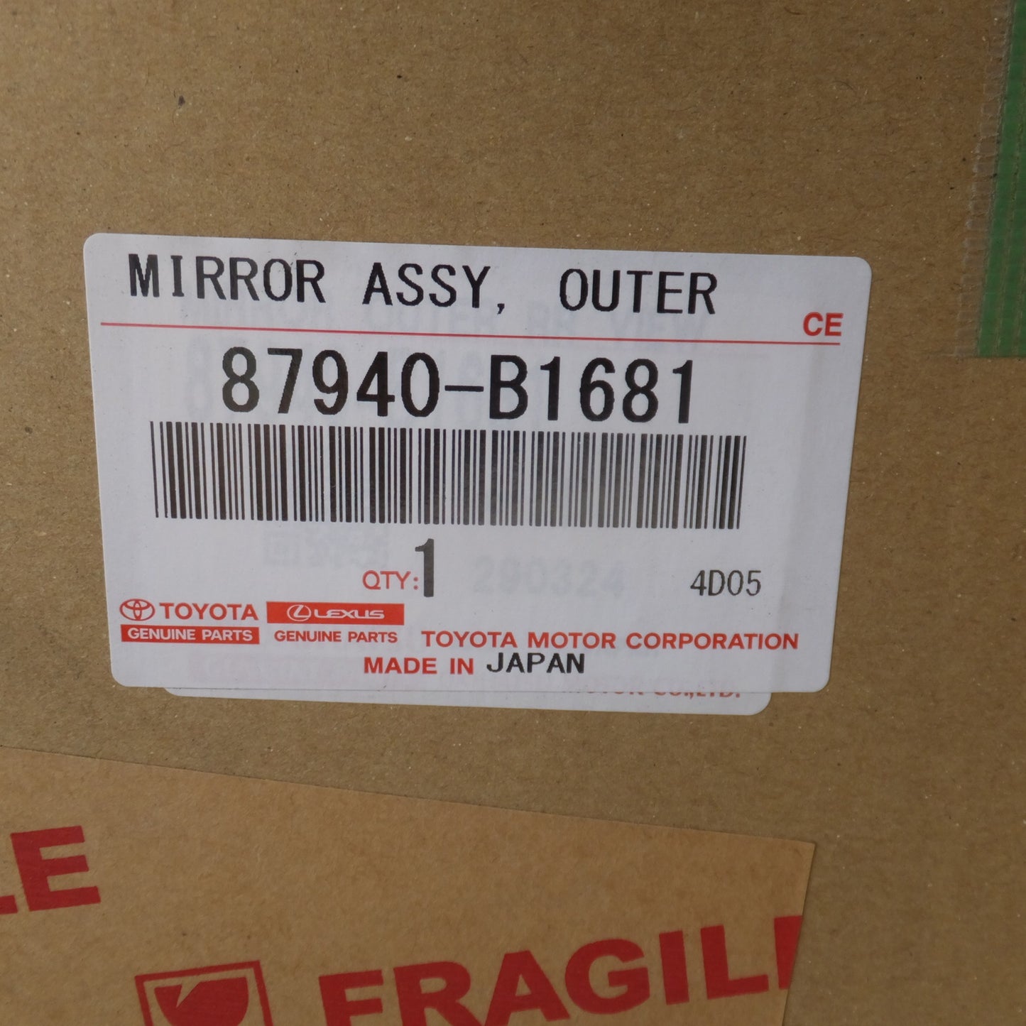 [送料無料] ★トヨタ TOYOTA 純正 タンク M900A M910A ドアミラー 左 Murakami J104 045743(27)★