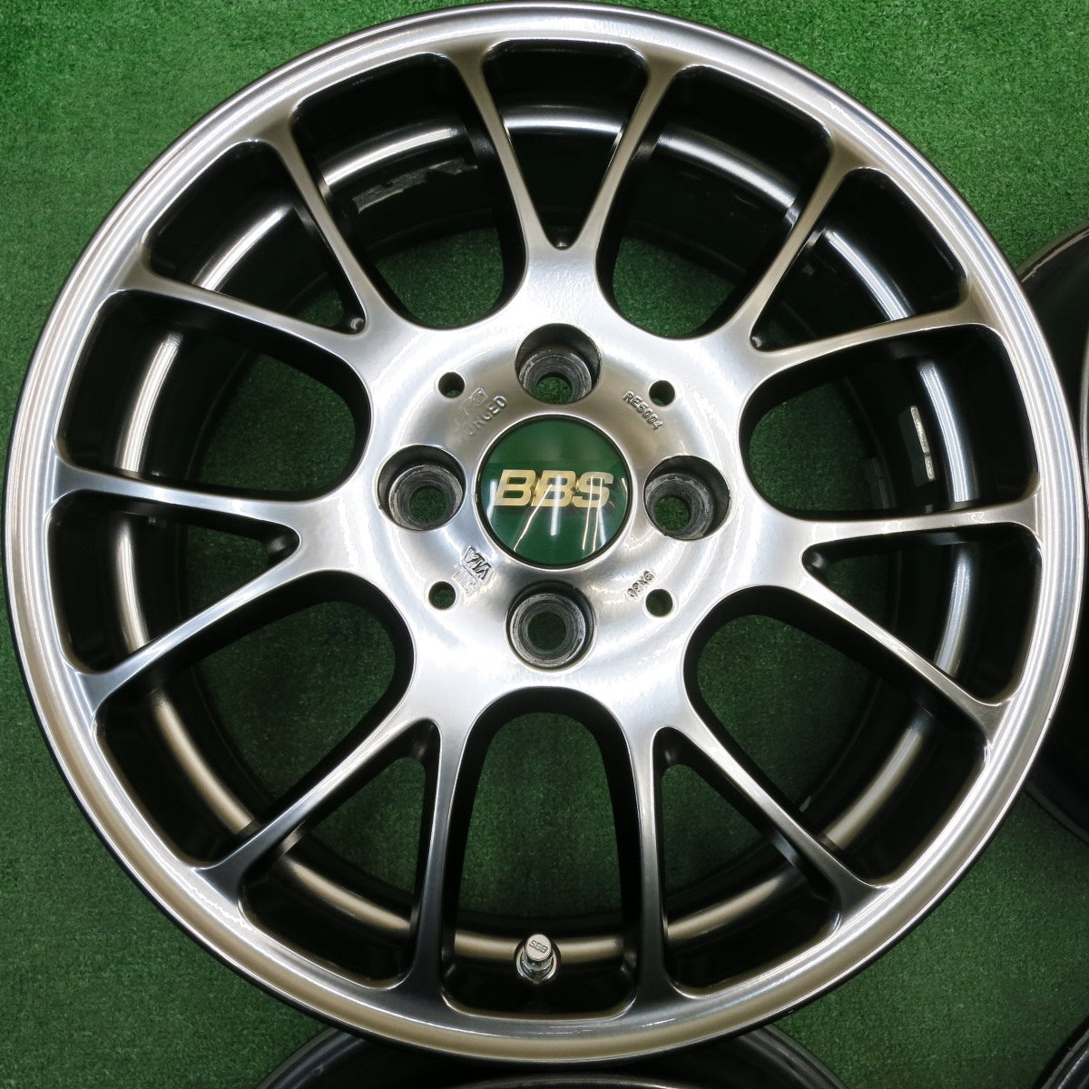 キレイ★BBS RE5004 鍛造 15インチ ホイール 15×6J PCD100/4H★5112906HAホ