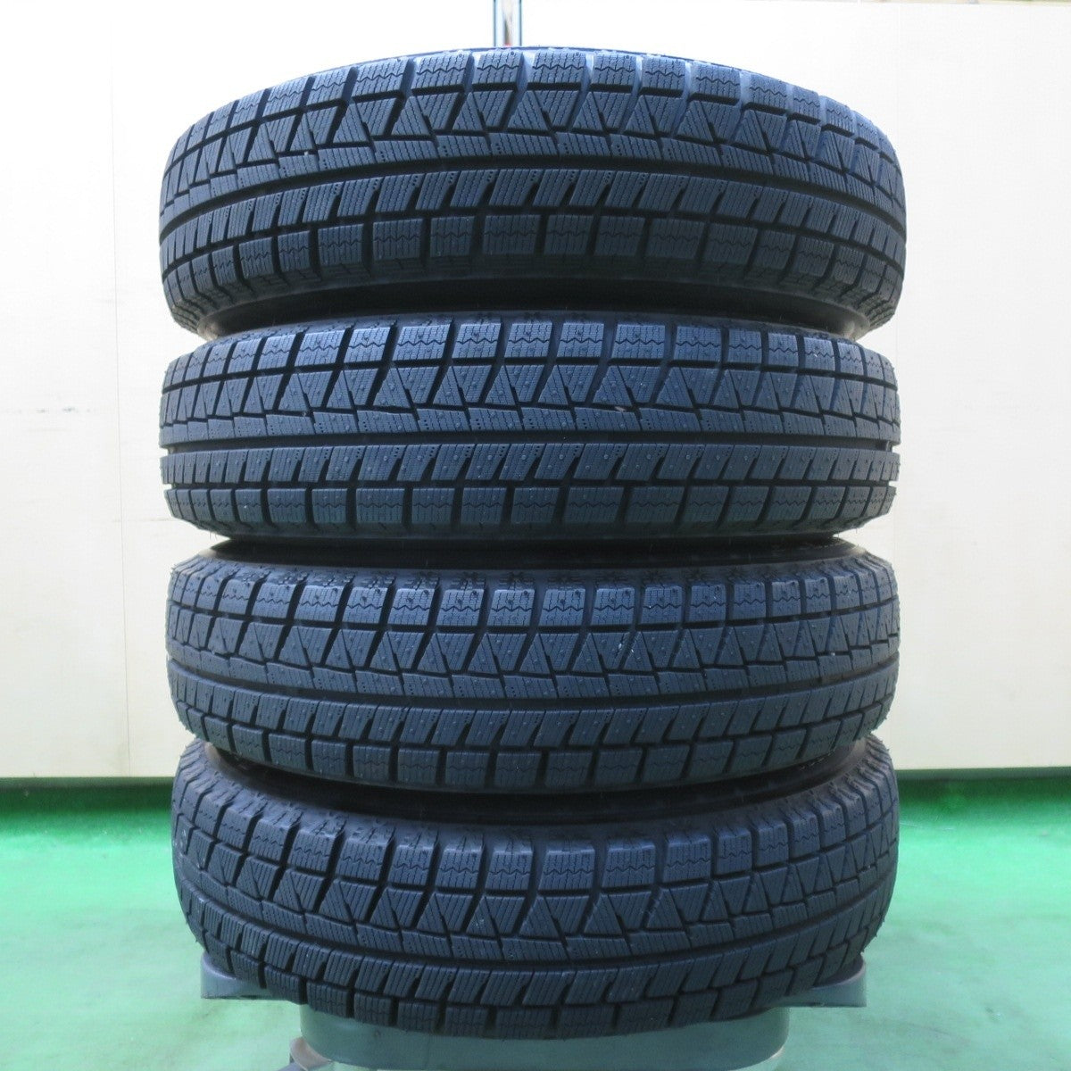 超バリ溝！21年！キレイ！ほぼ10分★スタッドレス 145/80R13 ブリヂストン アイスパートナー2 TOPRUN トップラン 13インチ PCD100/4H★5040710イス