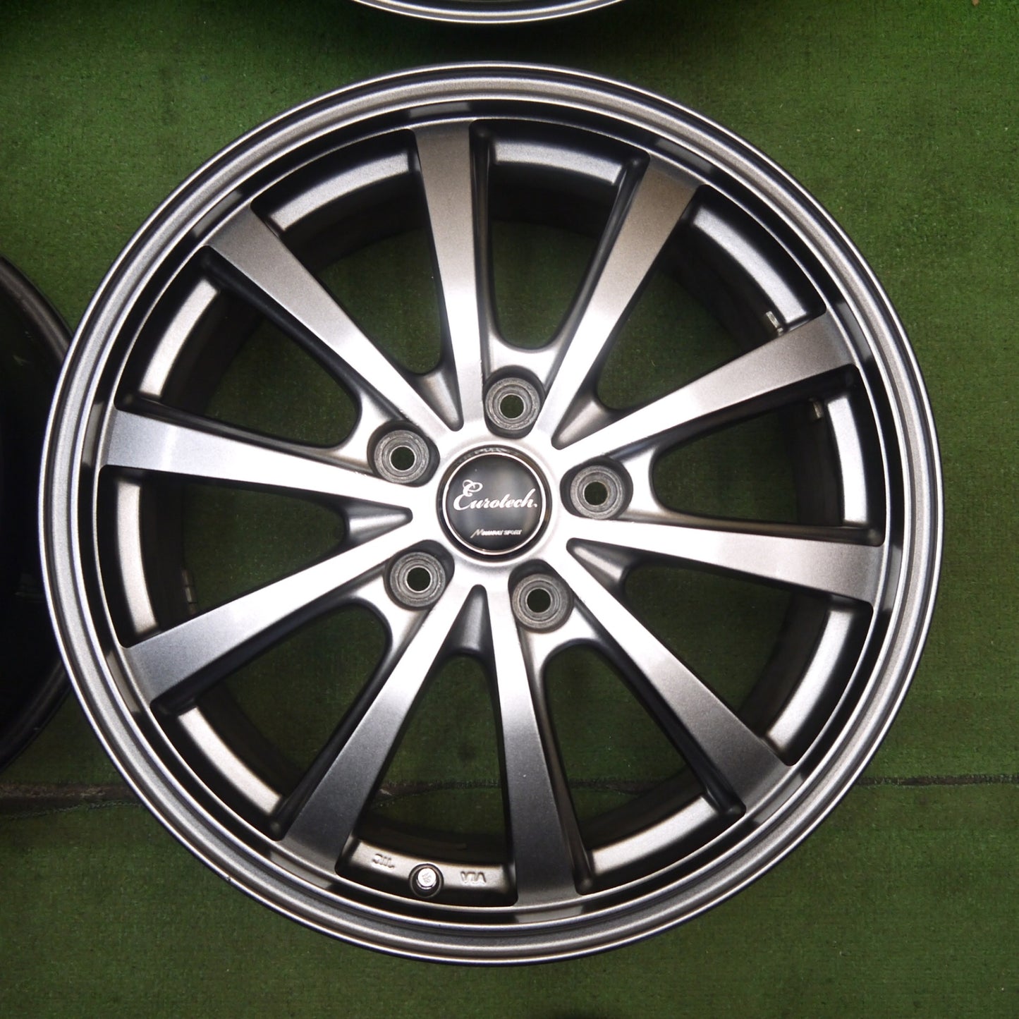 4本価格★Eurotech MANARAY SPORT 17インチ ホイール ユーロテック マナレイ スポーツ 17×7J PCD114.3/5H★6070805KKホ