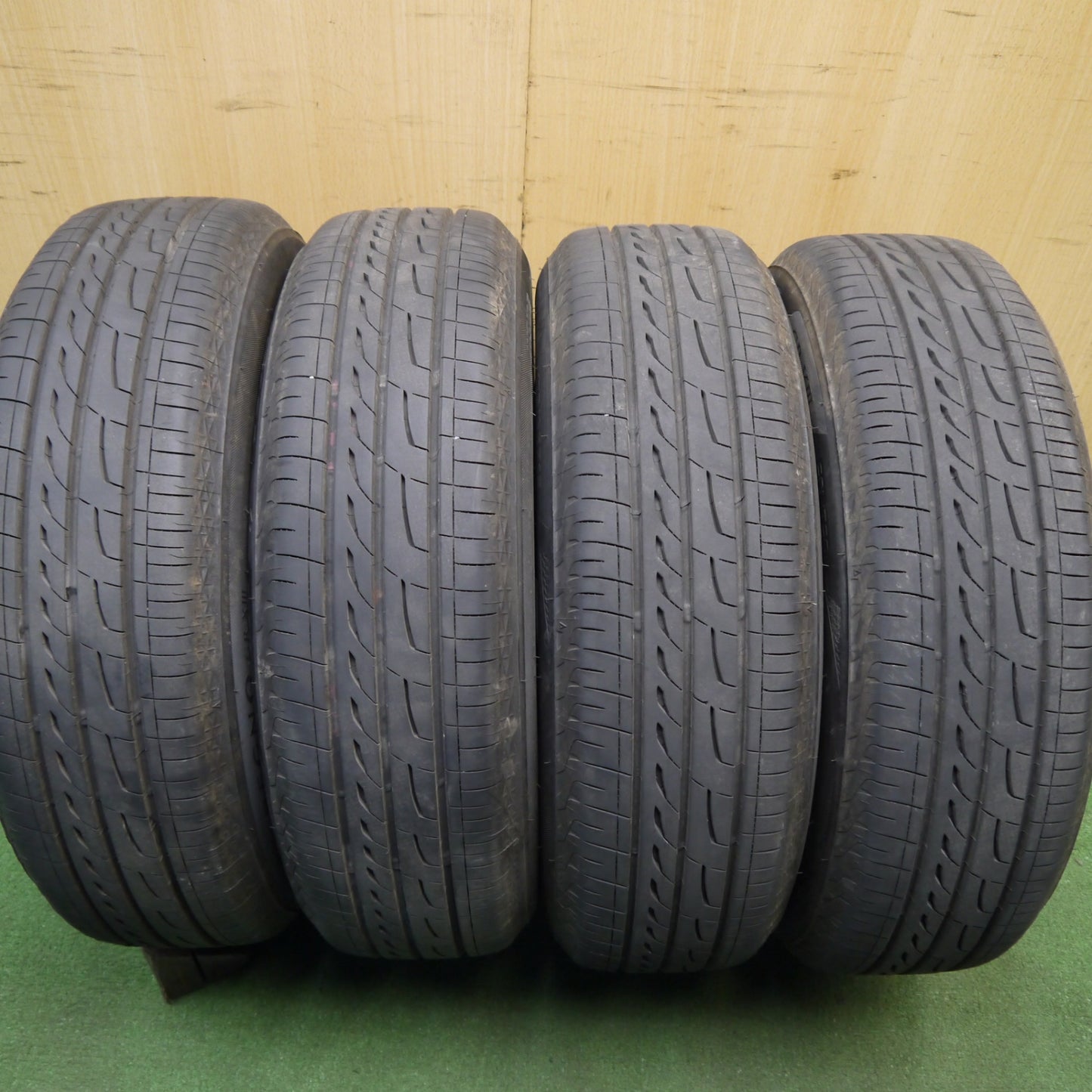 バリ溝！25年！9.5分★トヨタ アクア 純正 スチール 175/65R15 ブリヂストン レグノ GR-X3 15インチ PCD100/4H★6032307Hノ