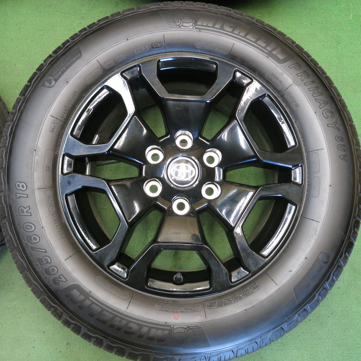 新車外し！26年◎トヨタ ランクル FJ 純正 265/60R18 ミシュラン プライマシー SUV 18インチ PCD139.7/6H◎6082304HAノ