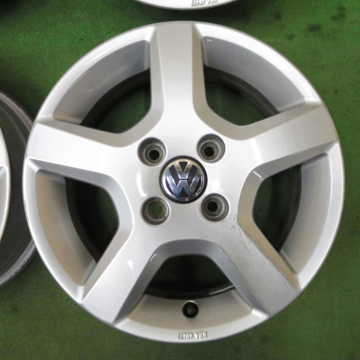 4本価格★ワーゲン up! 純正 ホイール 14インチ アップ 14×5J PCD100/4H★6061602NGホ