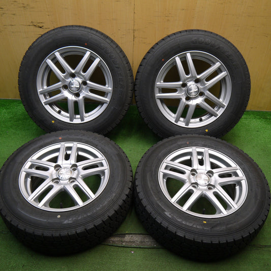 バリ溝！21年！9.5分★スタッドレス 175/70R14 グッドイヤー アイスナビ7 ravrion ラブリオン 14インチ PCD100/4H★5060301Hス