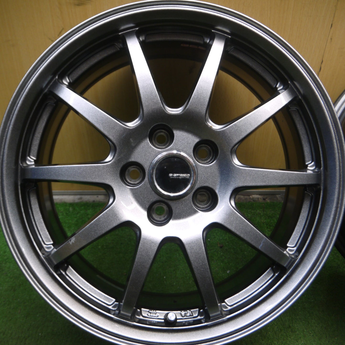 *送料無料* キレイ★G-SPEED ホイール 16インチ G スピード 16×6.5J PCD100/5H★4041205Hホ